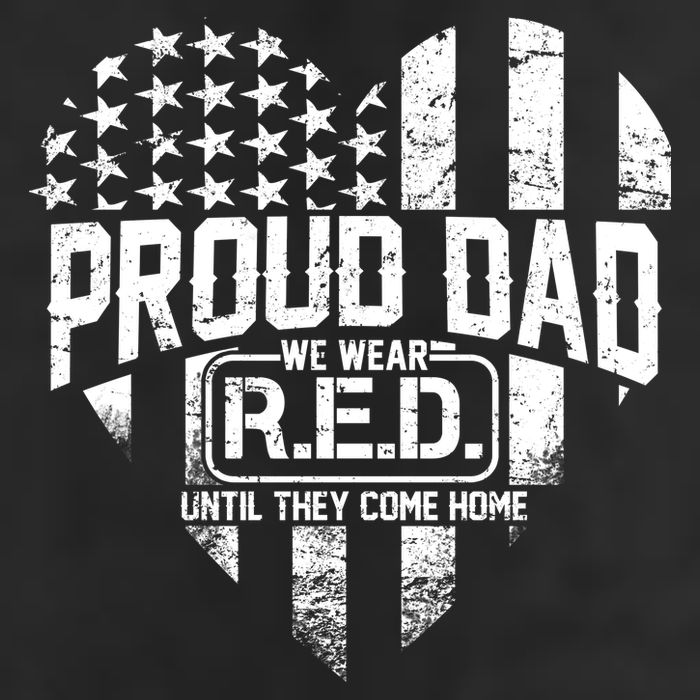 Proud Dad We Wear RED Until They Come Home Adult Drive Performance Visor