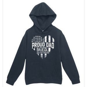 Proud Dad We Wear RED Until They Come Home Urban Pullover Hoodie