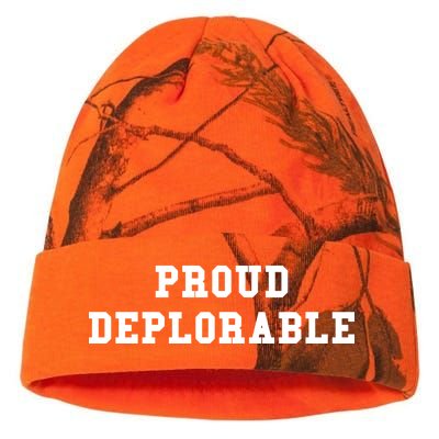 Proud Deplorable Kati Licensed 12" Camo Beanie