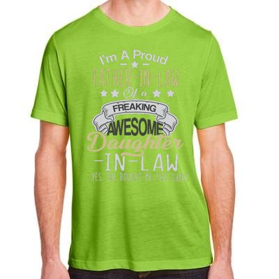 Proud Father In Law Of A Awesome Daughter-In-Law Adult ChromaSoft Performance T-Shirt