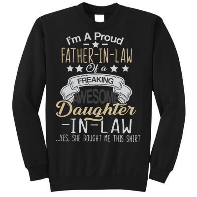 Proud Father In Law Of A Awesome Daughter-In-Law Sweatshirt