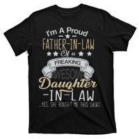 Proud Father In Law Of A Awesome Daughter-In-Law T-Shirt