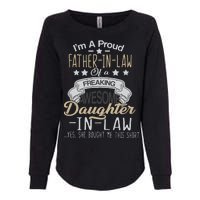 Proud Father In Law Of A Awesome Daughter-In-Law Womens California Wash Sweatshirt