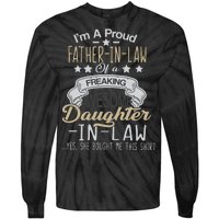 Proud Father In Law Of A Awesome Daughter-In-Law Tie-Dye Long Sleeve Shirt