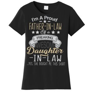 Proud Father In Law Of A Awesome Daughter-In-Law Women's T-Shirt