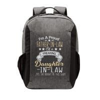 Proud Father In Law Of A Awesome Daughter-In-Law Vector Backpack