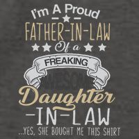 Proud Father In Law Of A Awesome Daughter-In-Law Vector Backpack
