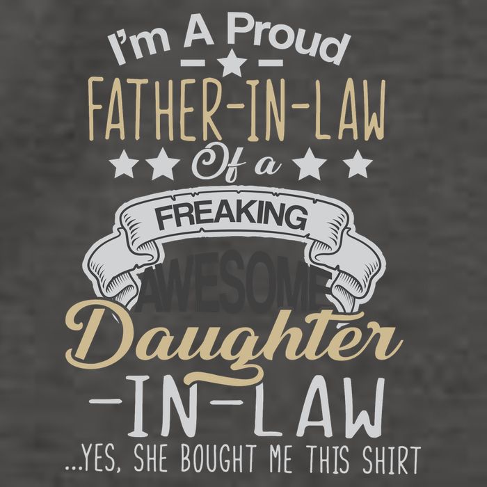 Proud Father In Law Of A Awesome Daughter-In-Law Vector Backpack