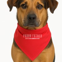 Proud Father Of A Few Dumbass Kids USA-Made Doggie Bandana