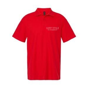 Proud Father Of A Few Dumbass Kids Softstyle Adult Sport Polo