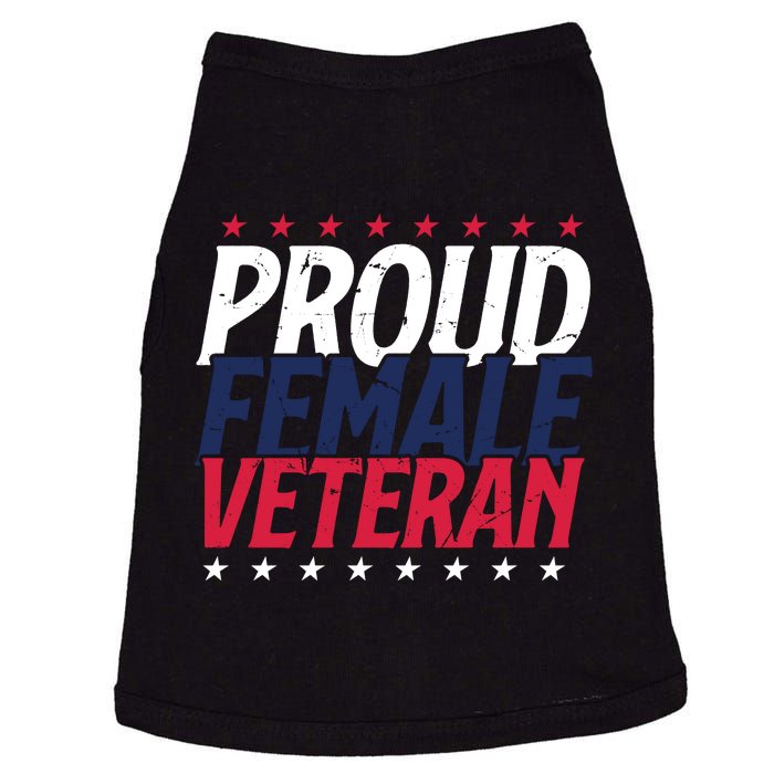 Proud Female Veteran Doggie Tank