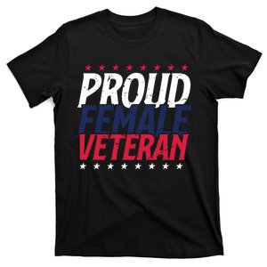 Proud Female Veteran T-Shirt