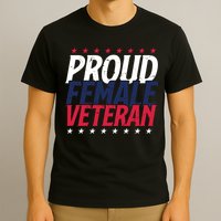 Proud Female Veteran T-Shirt