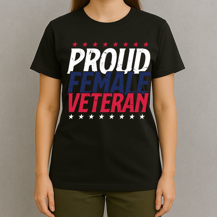 Proud Female Veteran T-Shirt