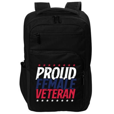 Proud Female Veteran Impact Tech Backpack
