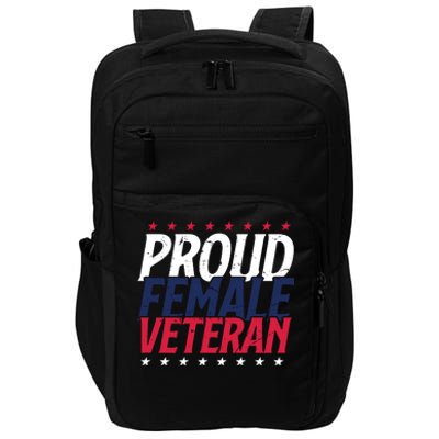 Proud Female Veteran Impact Tech Backpack