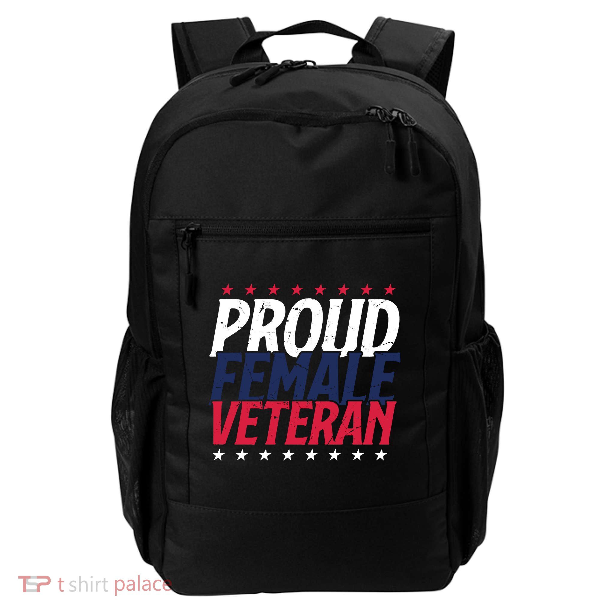 Proud Female Veteran Backpack