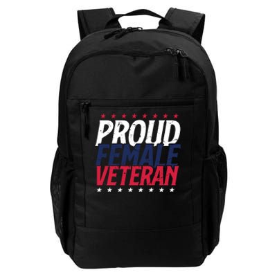 Proud Female Veteran Daily Commute Backpack