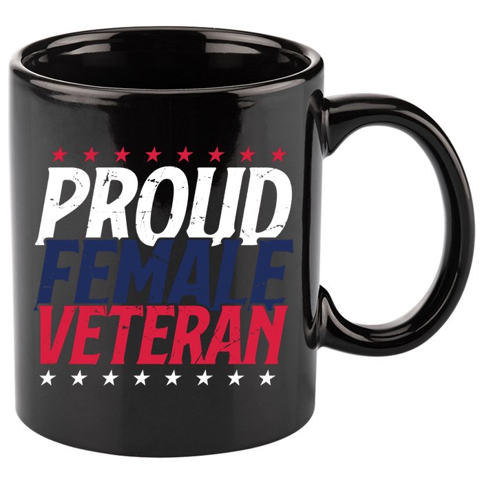 Proud Female Veteran 11oz C Handle Ceramic Mug