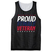 Proud Female Veteran Mesh Reversible Basketball Jersey Tank