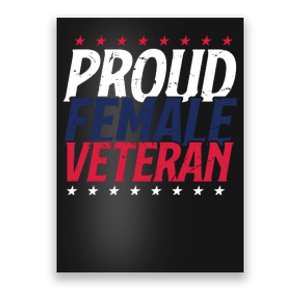 Proud Female Veteran Poster