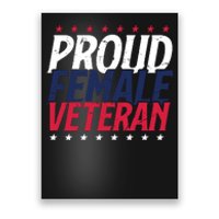 Proud Female Veteran Poster