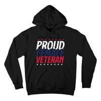 Proud Female Veteran Tall Hoodie