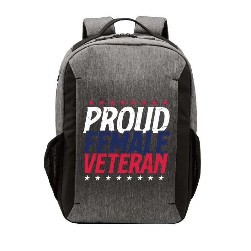 Proud Female Veteran Vector Backpack