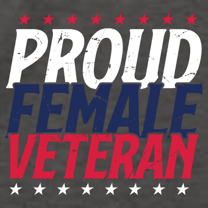 Proud Female Veteran Vector Backpack