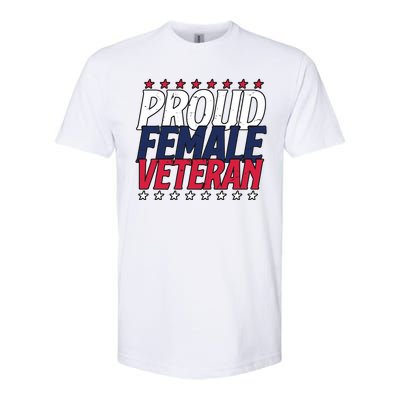 Proud Female Veteran Softstyle CVC T-Shirt