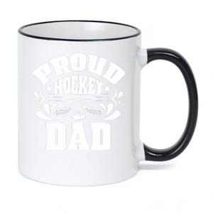 Proud Hockey Dad 11oz Black Color Changing Mug