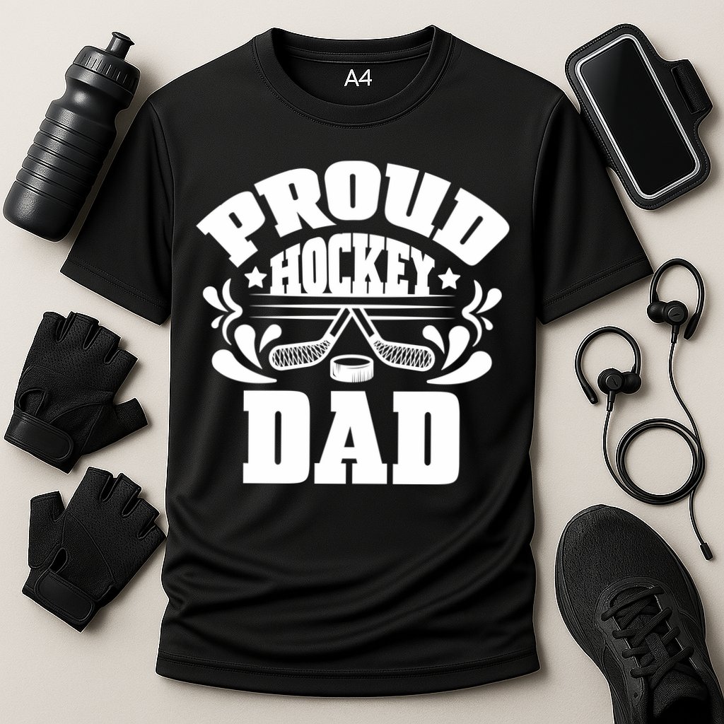 Proud Hockey Dad Performance Shirt