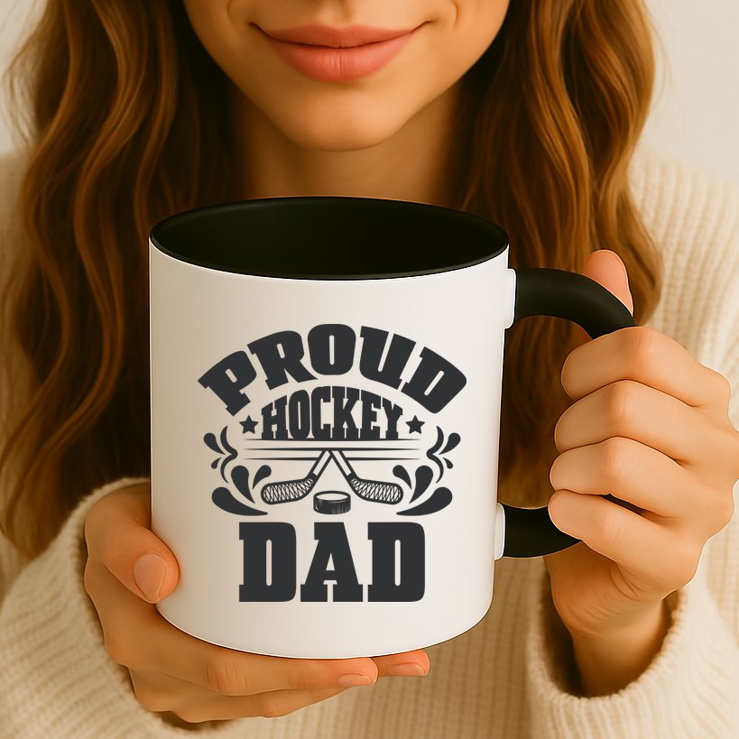 Proud Hockey Dad Mug