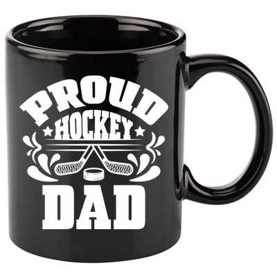 Proud Hockey Dad 11oz C Handle Ceramic Mug