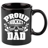 Proud Hockey Dad 11oz C Handle Ceramic Mug