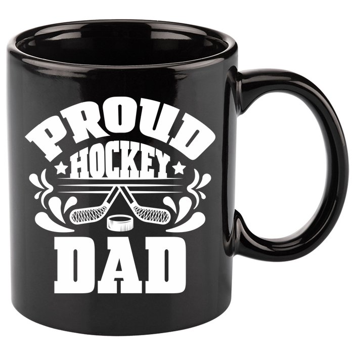 Proud Hockey Dad 11oz C Handle Ceramic Mug