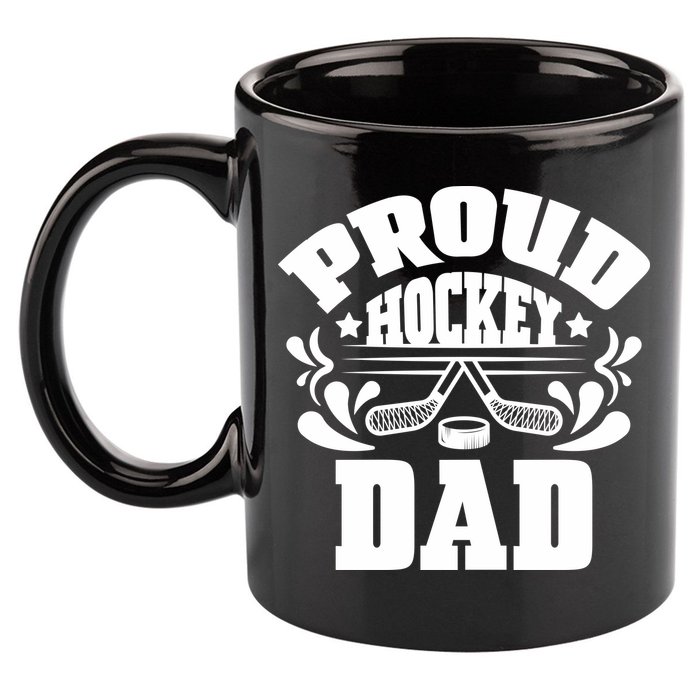 Proud Hockey Dad 11oz C Handle Ceramic Mug