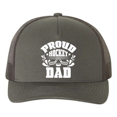 Proud Hockey Dad Yupoong Adult 5-Panel Trucker Hat