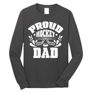 Proud Hockey Dad Long Sleeve Shirt