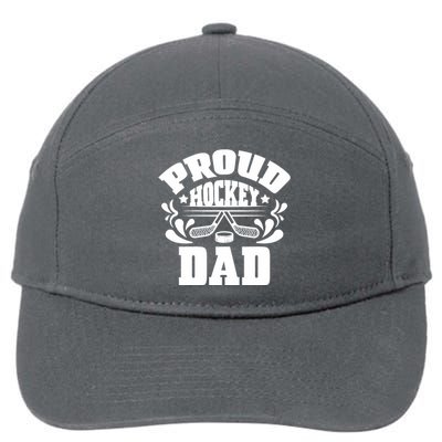 Proud Hockey Dad 7-Panel Snapback Hat