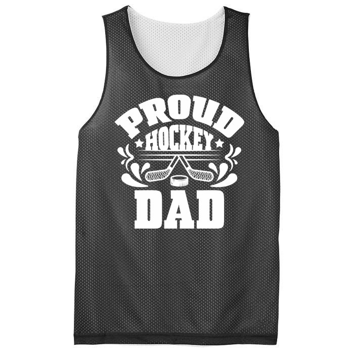 Proud Hockey Dad Mesh Reversible Basketball Jersey Tank