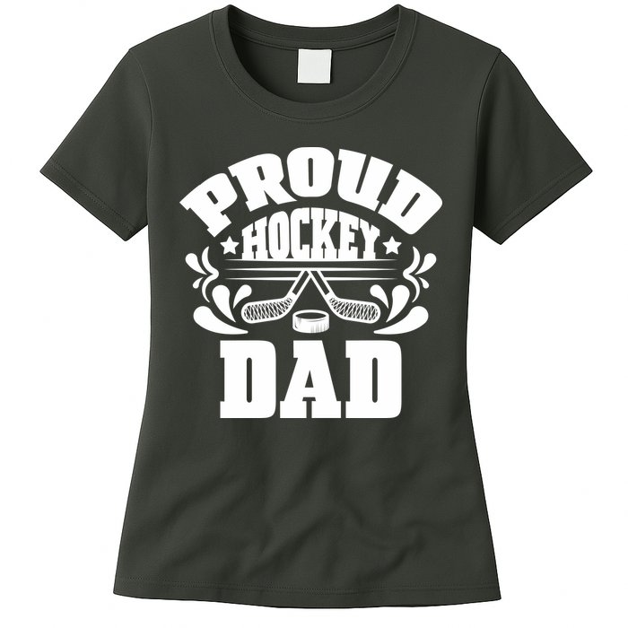 Proud Hockey Dad Womens T-Shirt