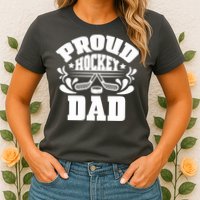 Proud Hockey Dad Womens T-Shirt