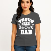 Proud Hockey Dad Womens T-Shirt