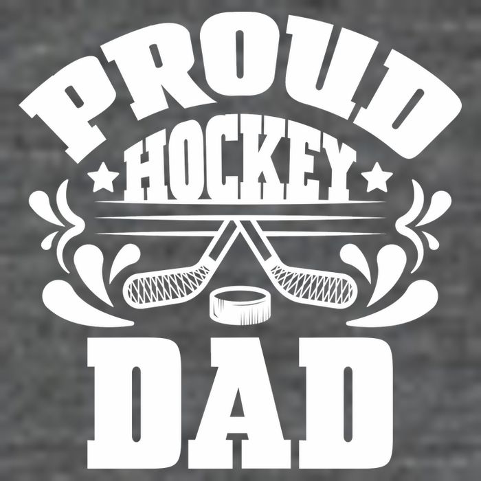 Proud Hockey Dad Womens T-Shirt