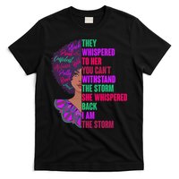 Proud Inspiring Black Woman I Am The Storm T-Shirt