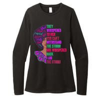 Proud Inspiring Black Woman I Am The Storm Womens CVC Long Sleeve Shirt