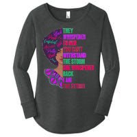 Proud Inspiring Black Woman I Am The Storm Women's Perfect Tri Tunic Long Sleeve Shirt