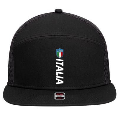 Proud Italian Italia Soccer Jersey Champs 7 Panel Mesh Trucker Snapback Hat