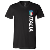 Proud Italian Italia Soccer Jersey Champs V-Neck T-Shirt